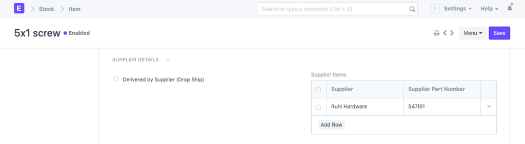 item-supplier