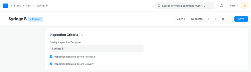 quality-inspection-pre-requisite