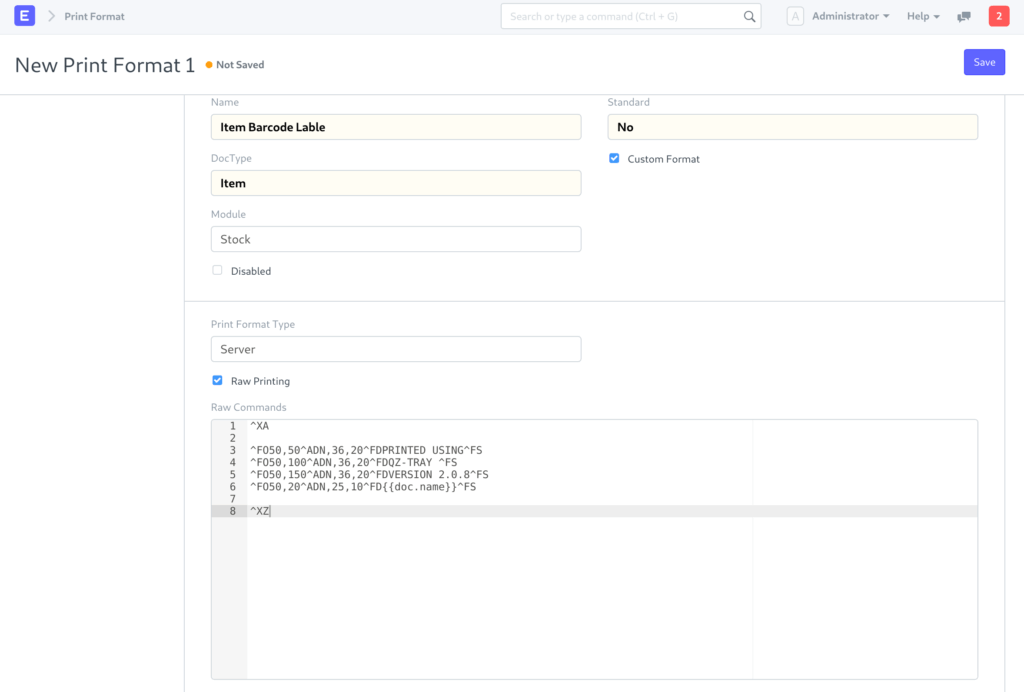 raw-command-print-format
