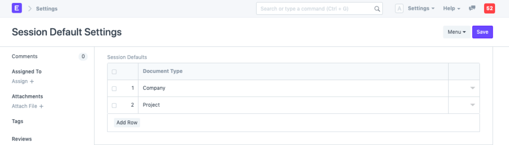 session-defaults-settings