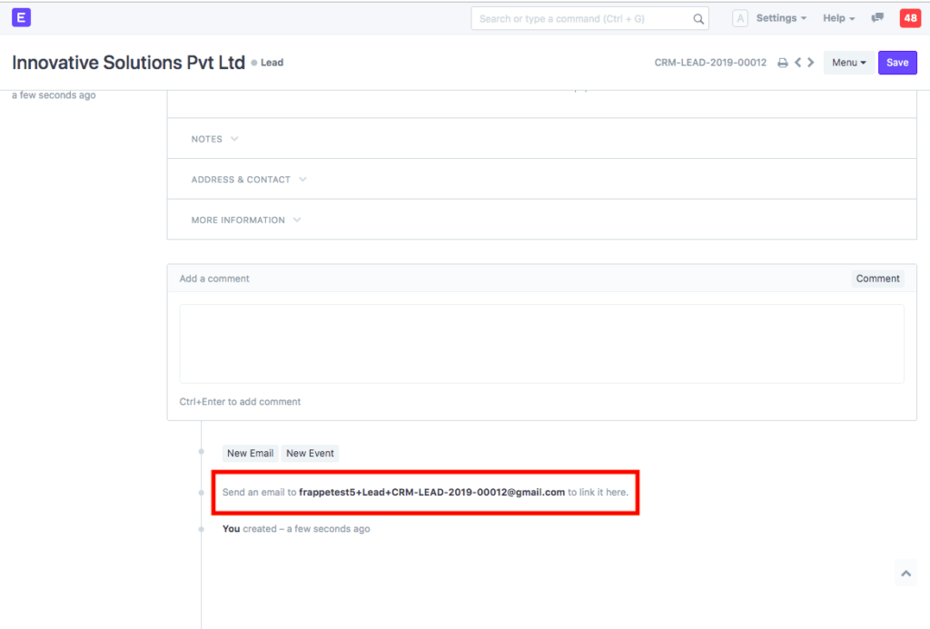 unique_email_address_dropbox
