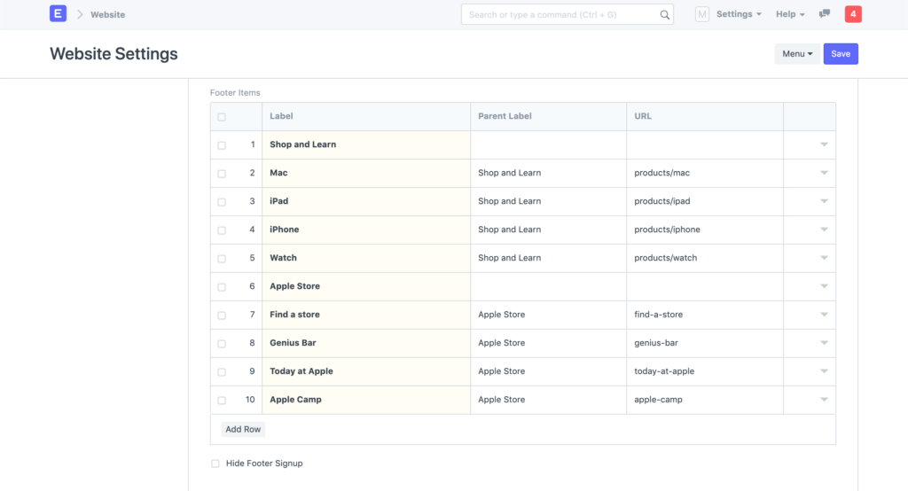 website-settings-footer-links